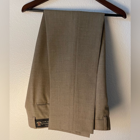 Louis Raphael Luxe 100% Worsted Wool Men’s Tapered Leg Dress Pants Slacks- 32/30 - Picture 2 of 11